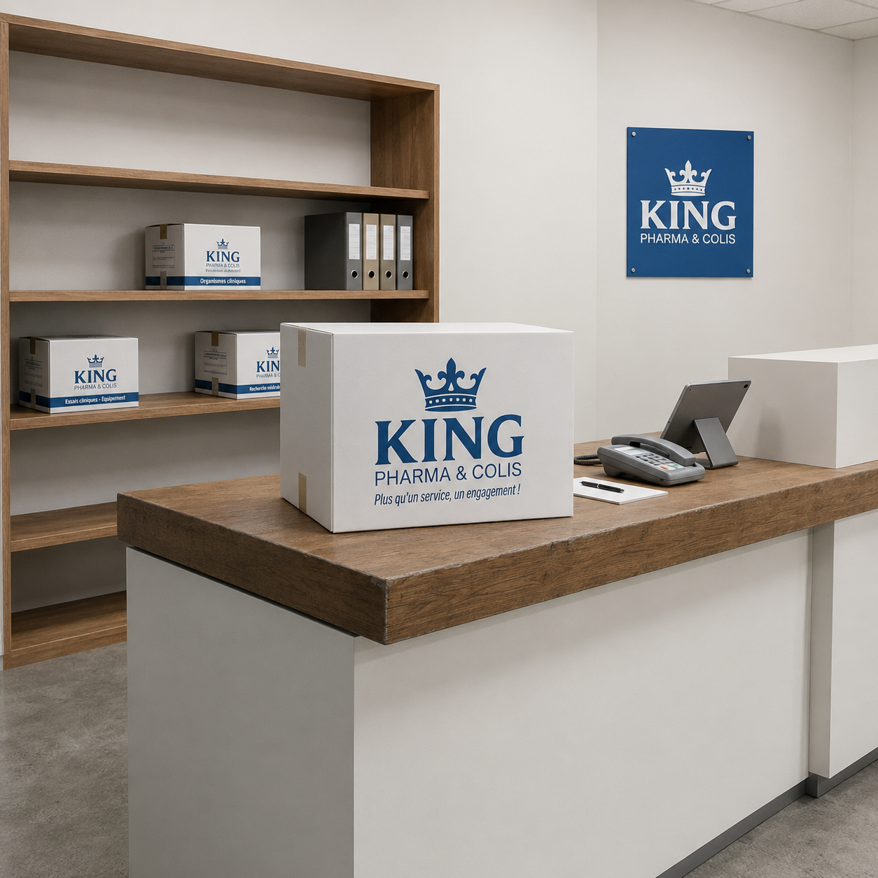 Service de livraison à domicile KING Pharma & Colis au Mans
